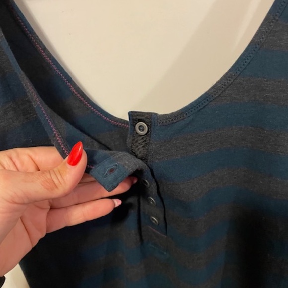 LULULEMON HEART OPENER TANK - ALBERTA LAKE HEATHERED BLACK - Picture 5 of 8